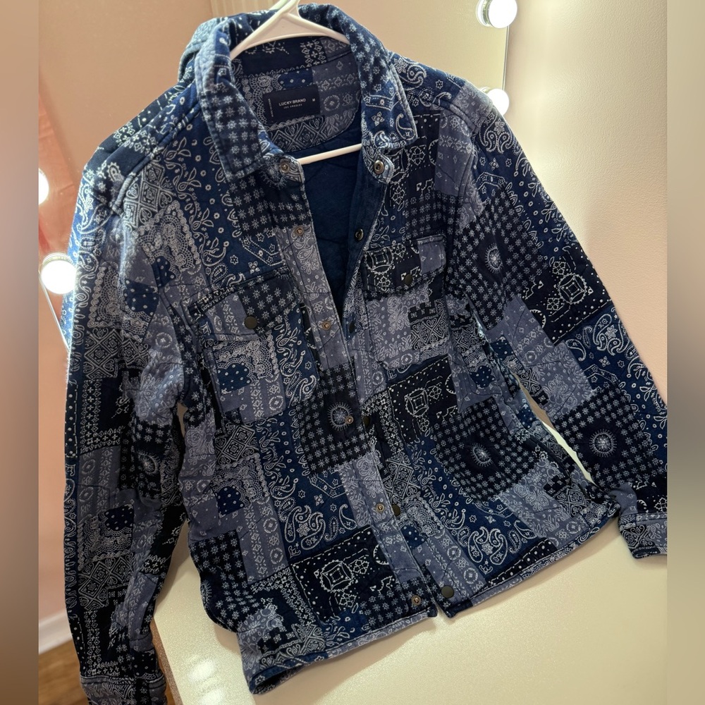 Lucky Brand Indigo Patchwork Jacket - image 3